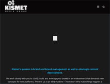 Tablet Screenshot of kismetmediagroup.com